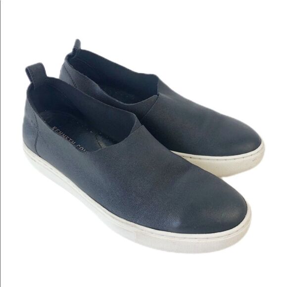 Kenneth Cole New York black slip on shoes - Picture 1 of 4